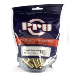 Prvi Partizan Brass 7mm-08 Remington Unprimed - pose med 50 stk.