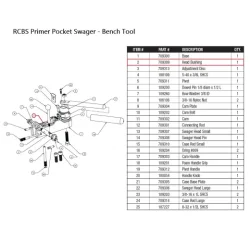 RCBS Primer Pocket Swager � Head Bushing / spare part No. 2 for the RCBS Primer Pocket Swager - Bench Tool