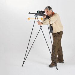 4Stablestick Bush Essential Sort 4 benet skydestok model Bush Essential Sort