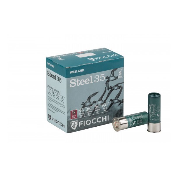 FIOCCHI  STEEL 35 Jagt haglammunition 12/70 str. 4