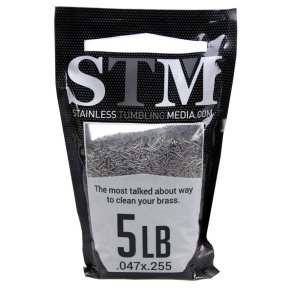 STAINLESS STEEL TUMBLING MEDIA - CYLNDR PINS 5 LBS / 2,67kg.
