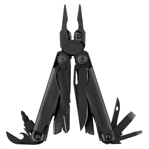 SURGE Black m. Nylon skede