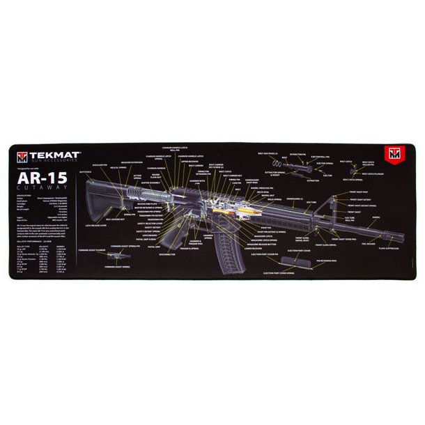 TEKMAT AR-15 CUTAWAY 44"x15"ULTRA LONG GUN MAT