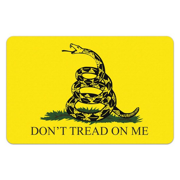 TEKMAT GADSDEN FLAG 17"x 11" HANDGUN MAT