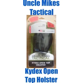 UNCLE MIKE'S TACTICAL OPEN TOP KYDEX HOLSTER 54212 Size 21 Left Hand