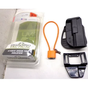 Uncle Mikes Hip Holster Black Tactical right hand