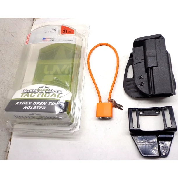 Uncle Mikes Hip Holster Black Tactical right hand