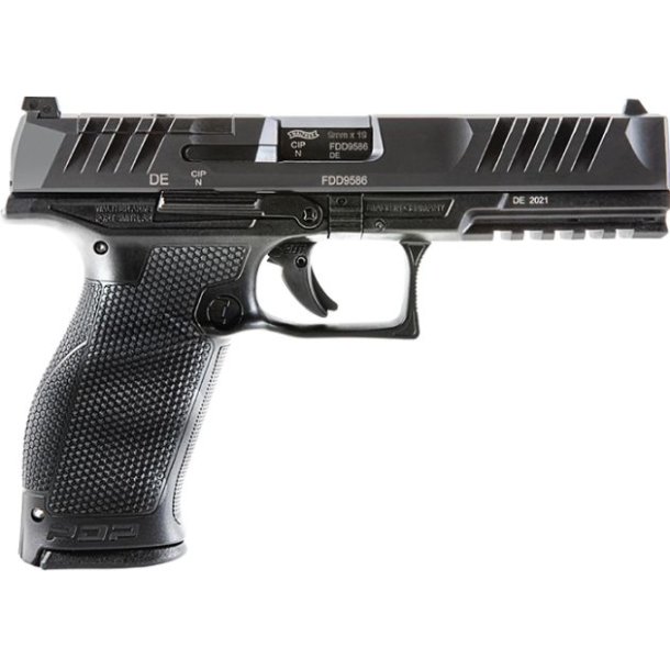 Walther PDP Full Size 5�, Black 18-skuds ramme