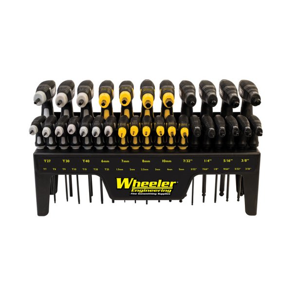 WHEELER P-HANDLE DRIVER SET SAE/METRIC/HEX/TORX