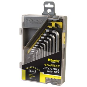 WHEELER 45pc KEY SET SAE/METRIC/HEX/TORX