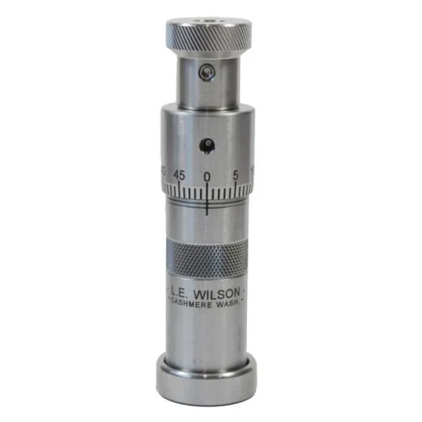 L.E. Wilson Stainless Steel Chamber Type Micrometer Seater Die 6.5x55mm Swedish Mauser